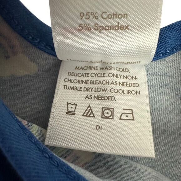 Hanna Andersson Girls Ruffle Sleeve Skater Dress size 5 - Picture 7 of 8